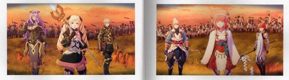 [设定画集] Fire Emblem Fates Special Edition Art Book火焰之纹章if图书