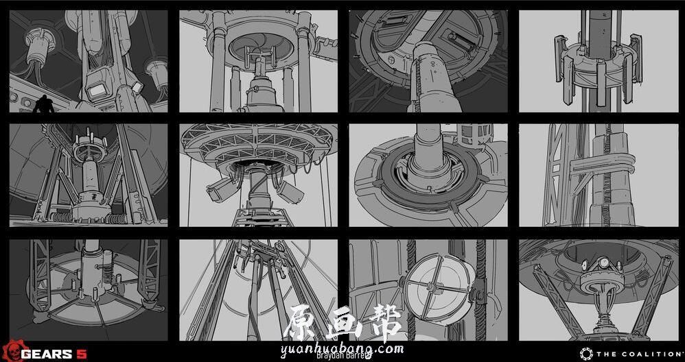 [设定画集] 《战争机器5》原画合集+3D全套美术资源2288p 1.18G