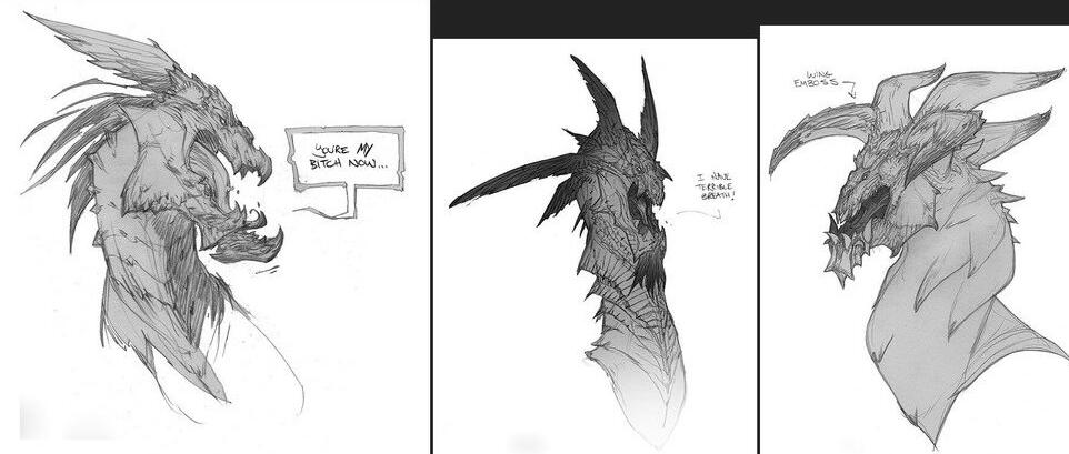 [原画线稿] 史上最全的《暗黑血统1》线稿大合集 美漫式武器 建筑 人设 结构草图
