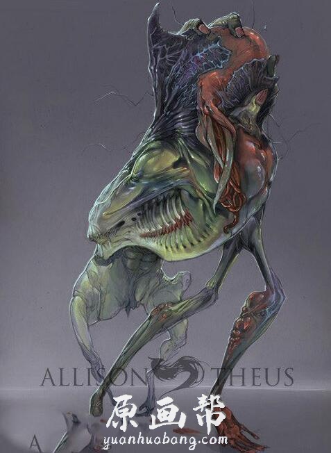 [怪物世界] Allison Theus美国概念艺术家-超赞的怪物设计CG作品欣赏91p