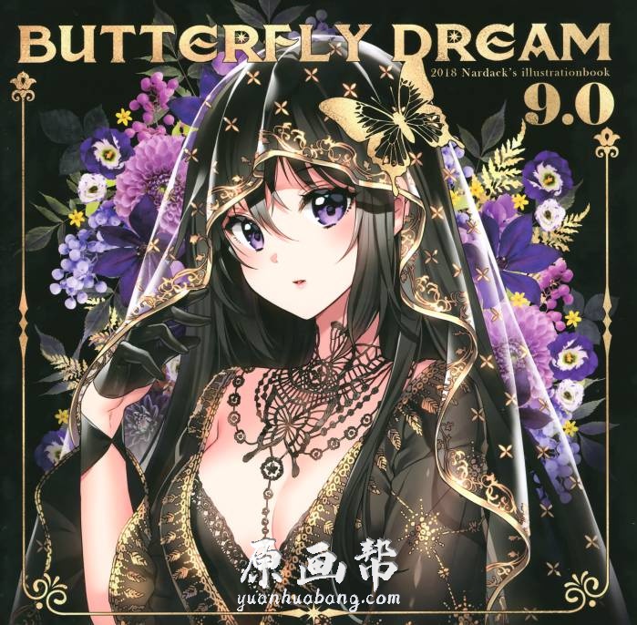 [日韩画风] Butterfly Dream Nardack蝴蝶之梦画集CG素材158P_CG原画素材