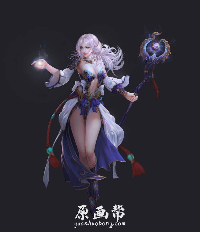 [游戏设定] 魔法师巫师【诺亚传说与锁链战记】游戏角色设定原画集1876p_CG原画素材