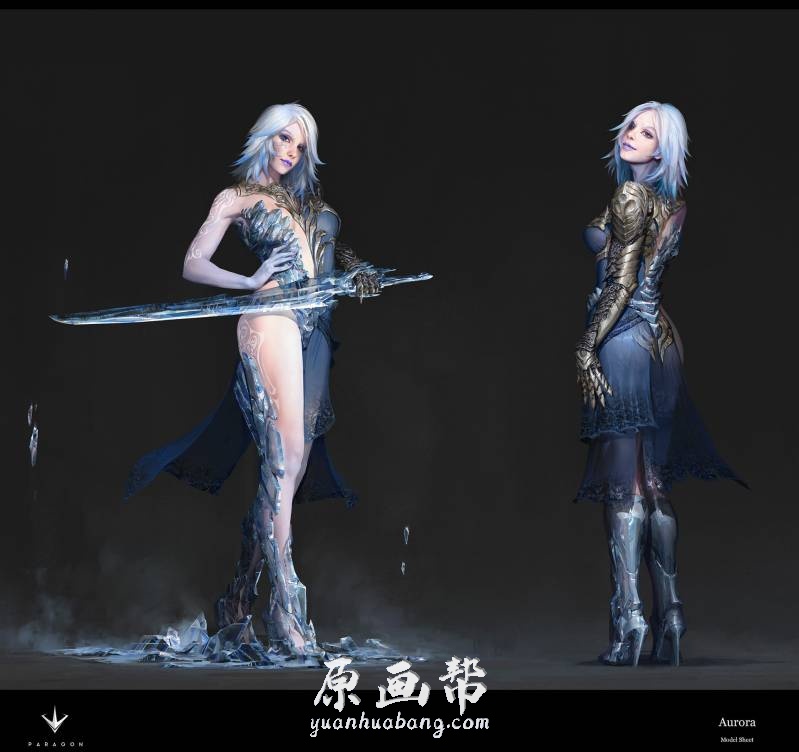 [游戏设定] 【虚幻争霸】战争机器游戏角色原画设定合集_CG原画资源