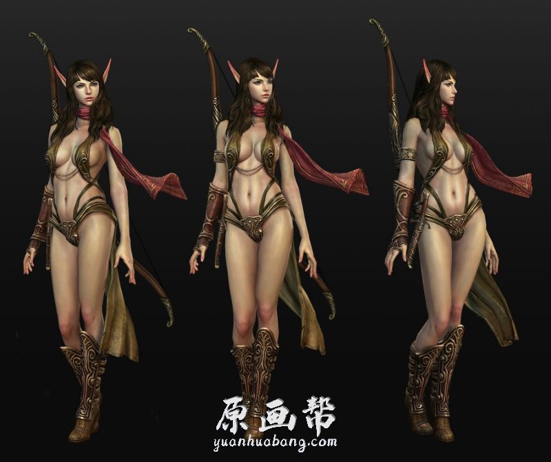 [日韩画风] 【精灵美少女cg集赏】美女CG插画图鉴_CG原画资源