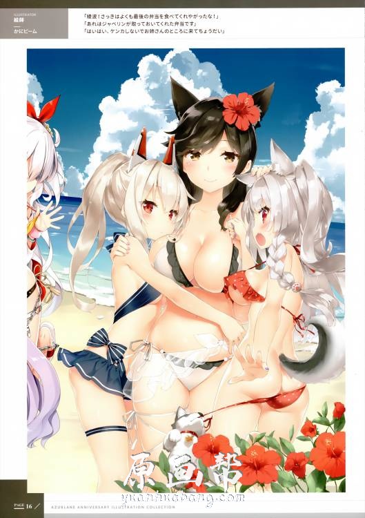 [游戏设定] 《アズールレーン 1周年記念 イラスト集》——碧蓝航道 1周年纪念画册_CG原画资源