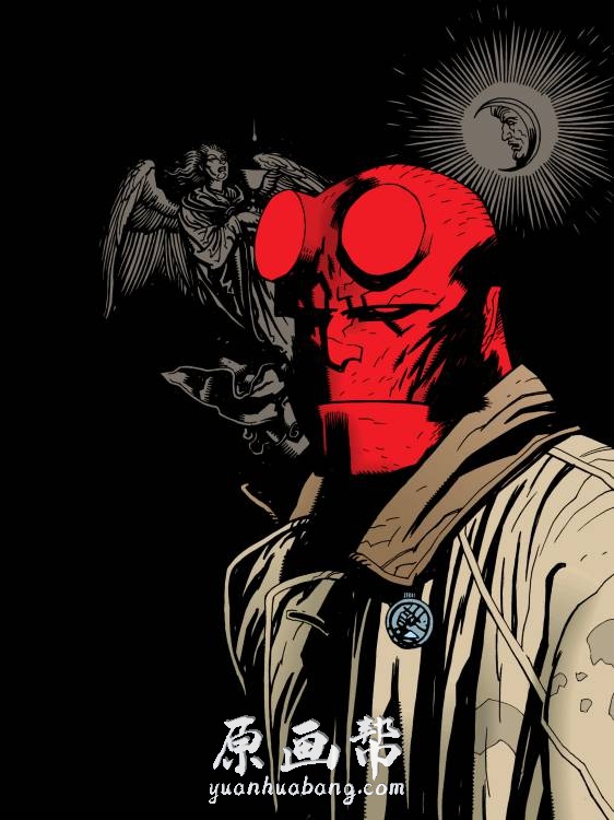 [漫画设定] 超级英雄美国黑马漫画-地狱男爵（Hellboy）-艺术设定集_CG原画资源